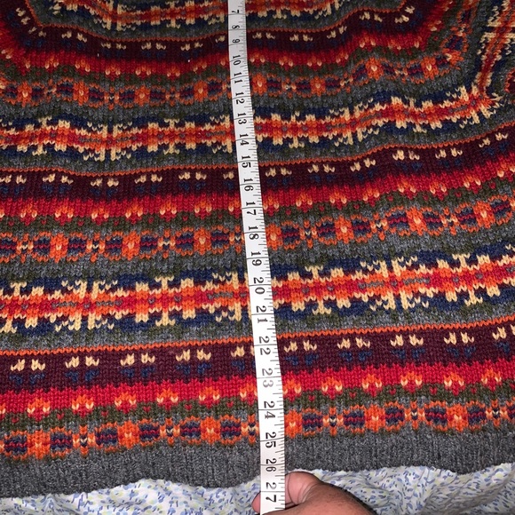 EMS patterned wool sweater - Picture 5 of 5